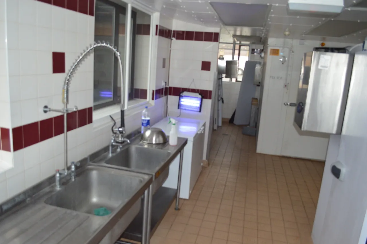 The commercial kitchen